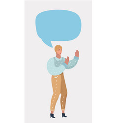 Woman Telling A Story Blank Speech Bubble