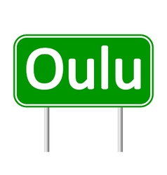 Oulu Road Sign