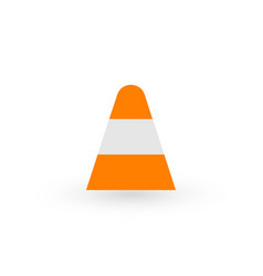 Traffic Or Construction Cone Stock Isolated