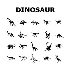 Dinosaur Dino Animal Cute Icons Set