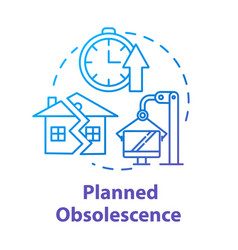 Planned Obsolescence Concept Icon Products