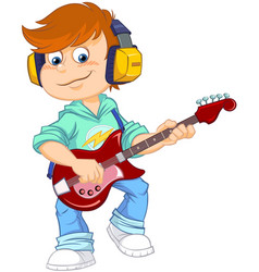 Boy Playing Guitar