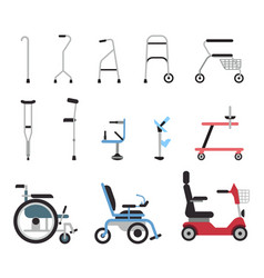 Set Of Icons That Represent Orthopedic Equipment