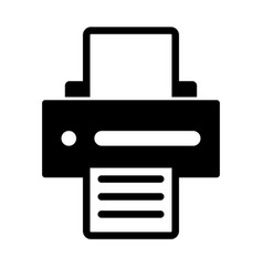 Printer Icon Or Printing Documents Icon