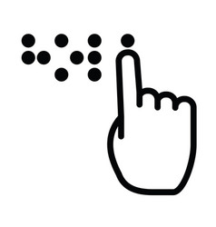 Braille And Hand