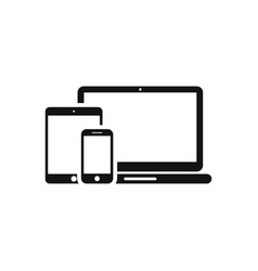 Responsive Web Design In Laptop Tablet And Phone