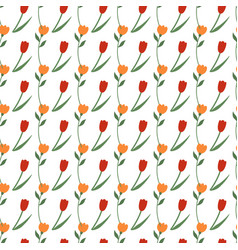 Watercolor Tulips Pattern