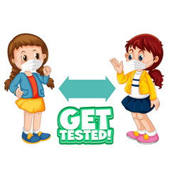 Get Tested Font In Cartoon Style With Two