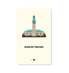 Hassan Mosque Temple Flat Icon