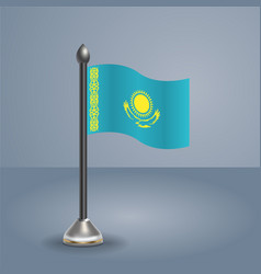 State Table Flag Of Kazakhstan