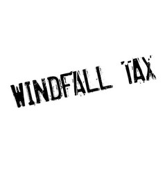 Windfall Tax Rubber Stamp