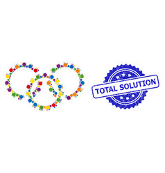 Distress Total Solution Stamp Seal And Colorful