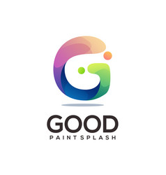 G Letter Logo Colorful Gradient Abstract