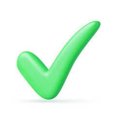 Green Check Mark 3d Icon