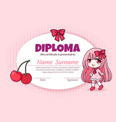 School And Preschool Diploma Certificate For Kids