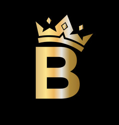 Letter B Crown Logo