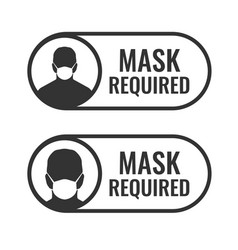 Face Mask Required No Mask No Entry Sign