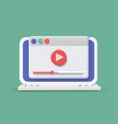 Video Tutorials Icon Concept Browser Player