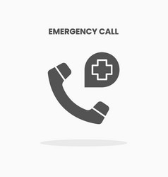 Emergency Call Glyph Icon