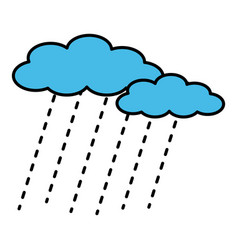 Rain Icon Clip Art Isolated