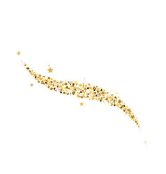 Gold Glitter Wave Abstract Background