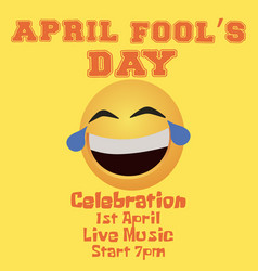 April Fools Day Party Flyer Poster Design