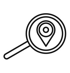 Focus Location Icon Outline Customer