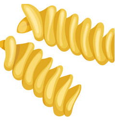 Fusilli Pasta Cartoon