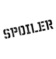 Spoiler Rubber Stamp