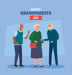 Happy Grand Parents Day With Cute Older People