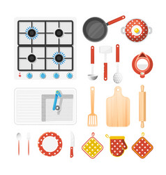 Kitchen Utensils Icons Set