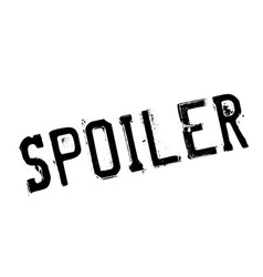 Spoiler Rubber Stamp