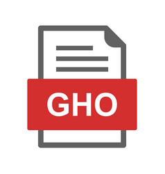 Gho File Document Icon