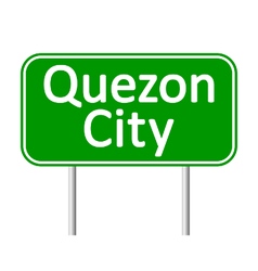 Quezon City Road Sign