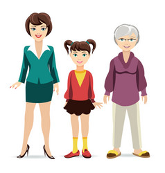 Three Ages Of Women Daughter Mother