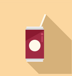 Airline Soda Drink Icon Flat Food Meal