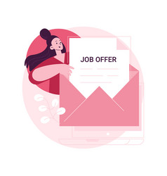 Job Offer Abstract Concept