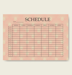 Planner List Worksheet Celestial Pink