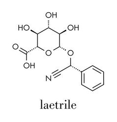 Laetrile Molecule Derivative Of Amygdalin Used