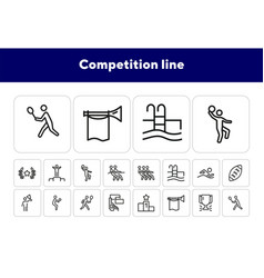 Competition Line Icons