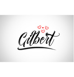 Gilbert City Design Typography With Red Heart