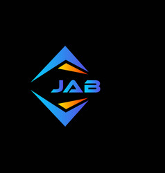 Jab Abstract Technology Logo Design On Black