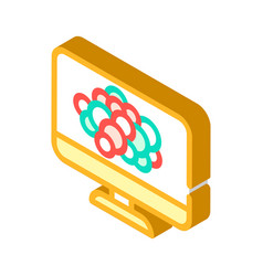 Color Blindness Test Ophthalmology Isometric Icon