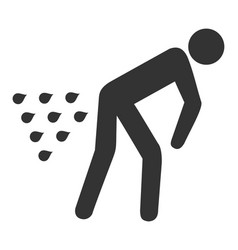 Flat Man Diarrhea Icon