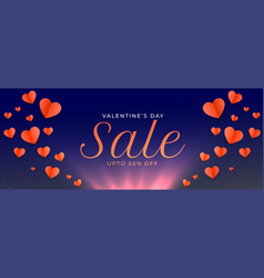 Holiday Sale Banner For Valentines Day