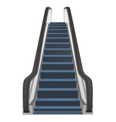 One Escalator Mockup Realistic Style