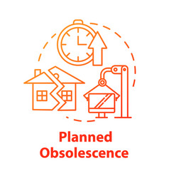 Planned Obsolescence Concept Icon Products