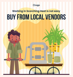 Banner Design Of Buy Form Local Vendors