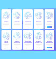 User Experience Design Basics Blue Gradient