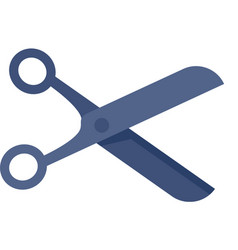 Scissors Price Cut Icon Flat Isolated